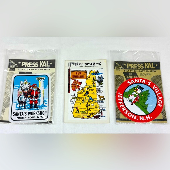 Vintage Press Kal Vinyl Decals - Lot of 3 - Picture 1 of 5